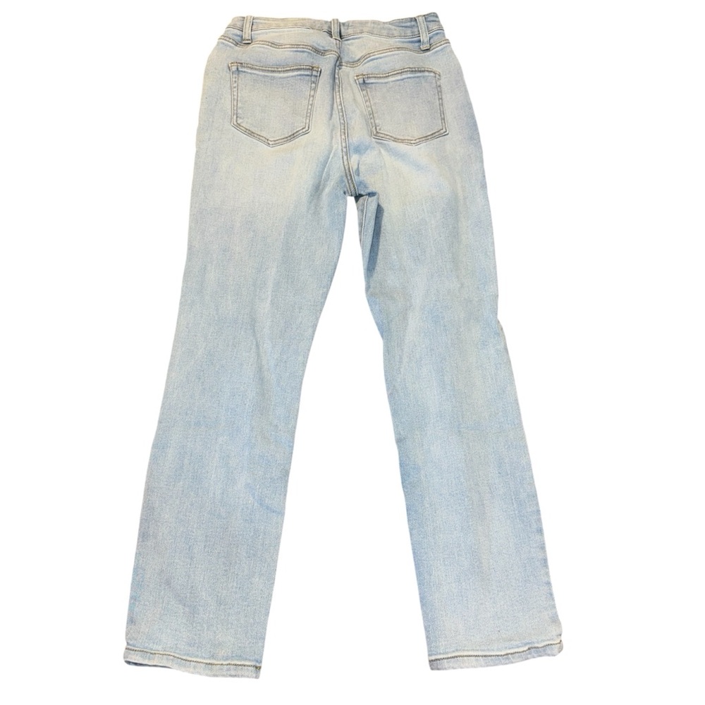 Forever 21 Light Wash Distressed Women’s Skinny Jeans Size 29 Button Fly Stretch - Picture 3 of 7